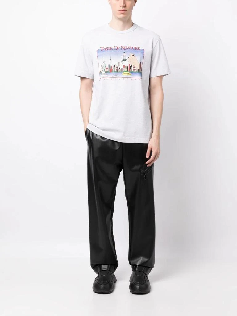 商品Alexander Wang|ALEXANDER WANG WOMEN CLASSIC SHORT SLEEVE SKYLINE GRAPHIC TEE,价格¥1307,第4张图片详细描述