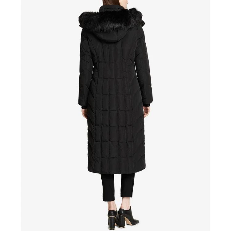 商品Calvin Klein|Faux-Fur-Trimmed Hooded Maxi Puffer Coat,价格¥1197,第2张图片详细描述