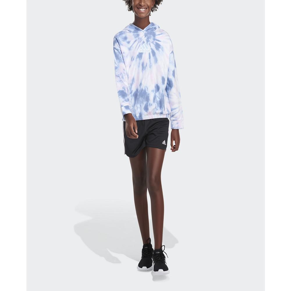 商品Adidas|Big Girls French Terry Hooded All Over Print Hoodie,价格¥167,第1张图片