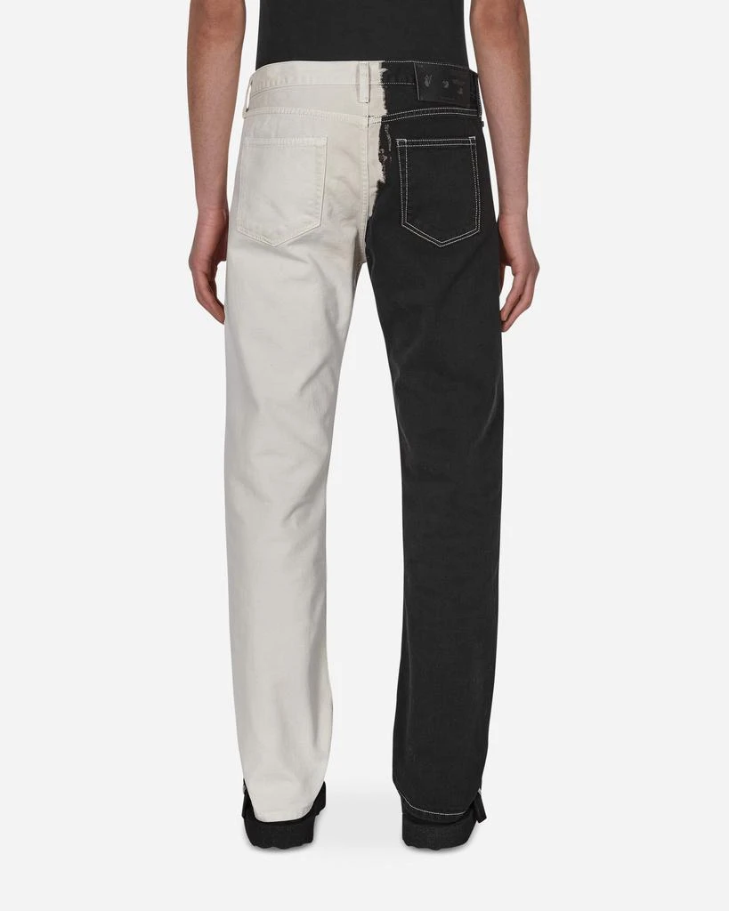 商品Off-White|Corp Slim Straight Jeans Black,价格¥2771,第3张图片详细描述