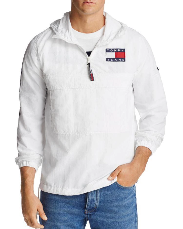 商品Tommy Hilfiger|Tommy Hilfiger Packable Logo Graphic Popover Jacket,价格¥1473,第1张图片