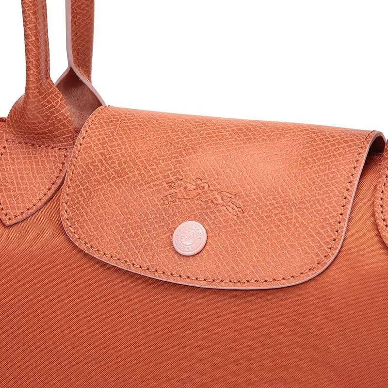 商品[国内直发] Longchamp|珑骧 LONGCHAMP 送女友 奢侈品 女士LE PLIAGE CLUB系列小号铁锈色织物长柄可折叠手提单肩包饺子包 2605 619 P39,价格¥583,第8张图片详细描述