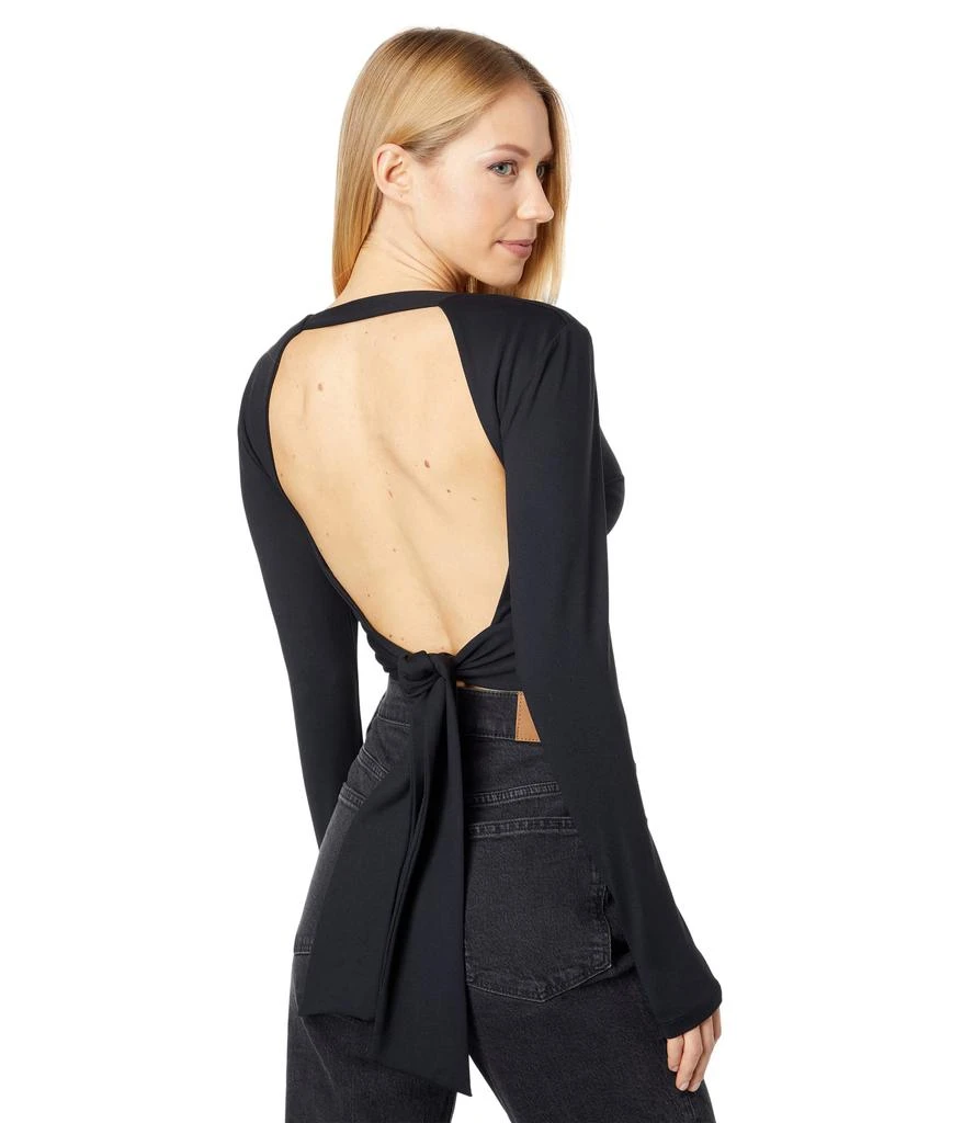 商品Susana Monaco|V-Neck Open Back Top,价格¥332,第2张图片详细描述