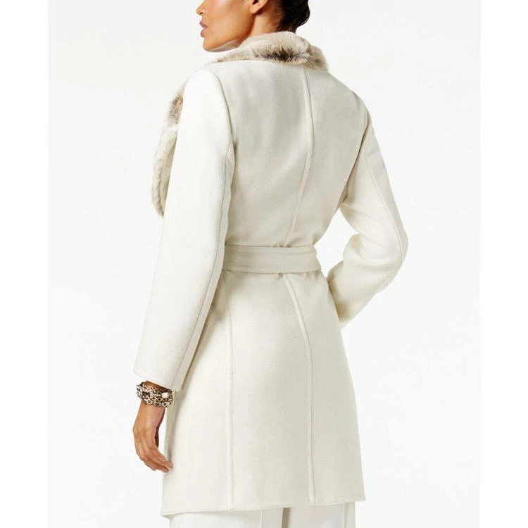 商品Alfani|Belted Faux-Fur-Collar Coat, Created for Macy's,价格¥898,第2张图片详细描述