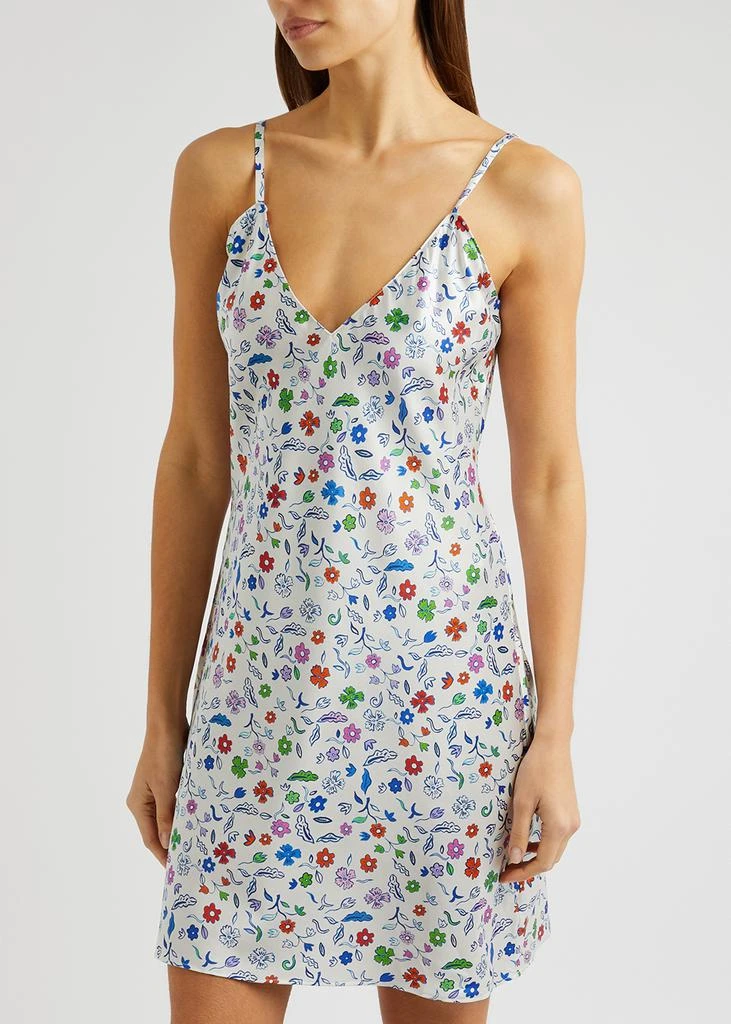 商品Jessica Russell Flint|De Fleurs printed silk-blend slip dress,价格¥980,第2张图片详细描述