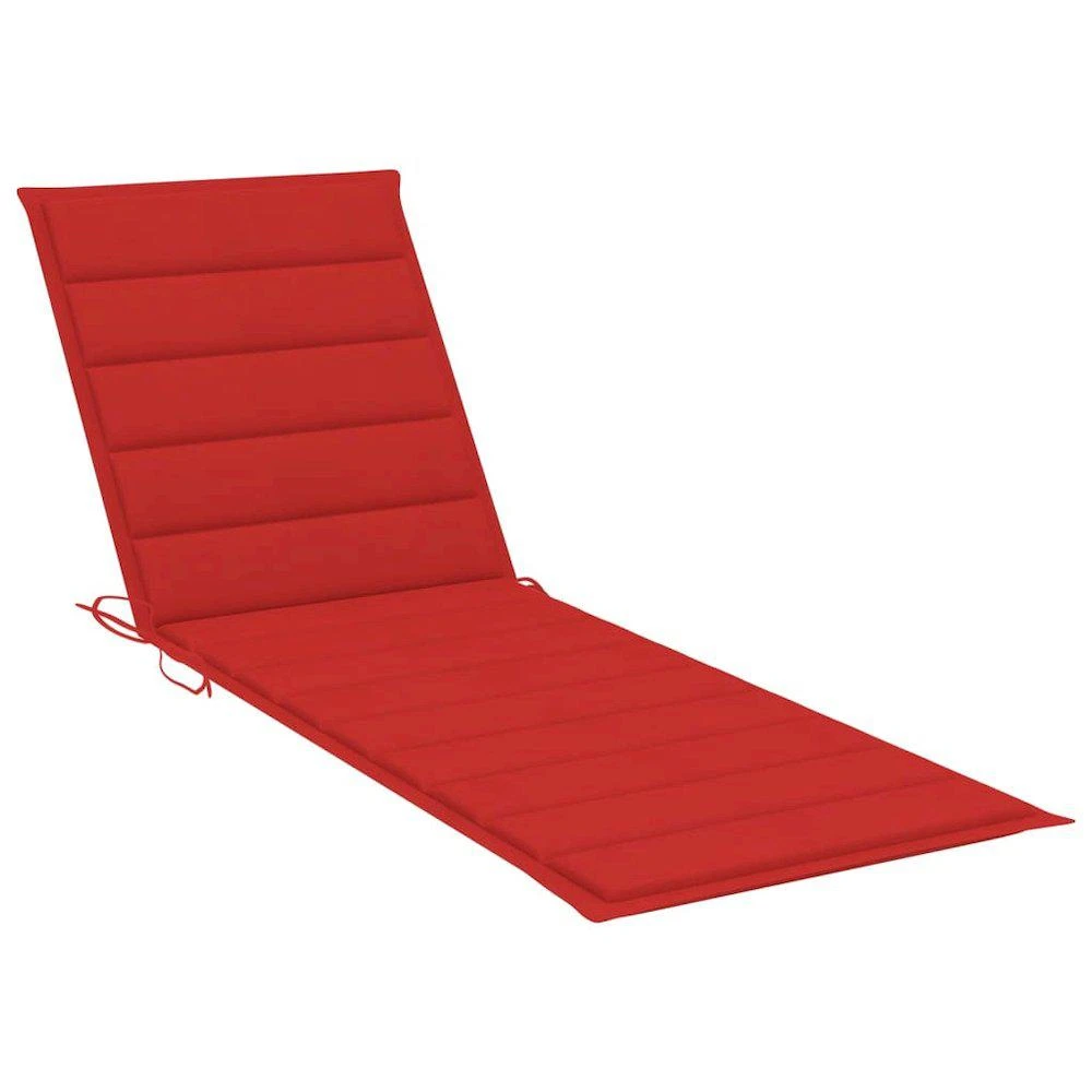 商品VidaXL|Patio Sun Lounger with Cushion Gray Solid Acacia Wood,价格¥2344,第5张图片详细描述