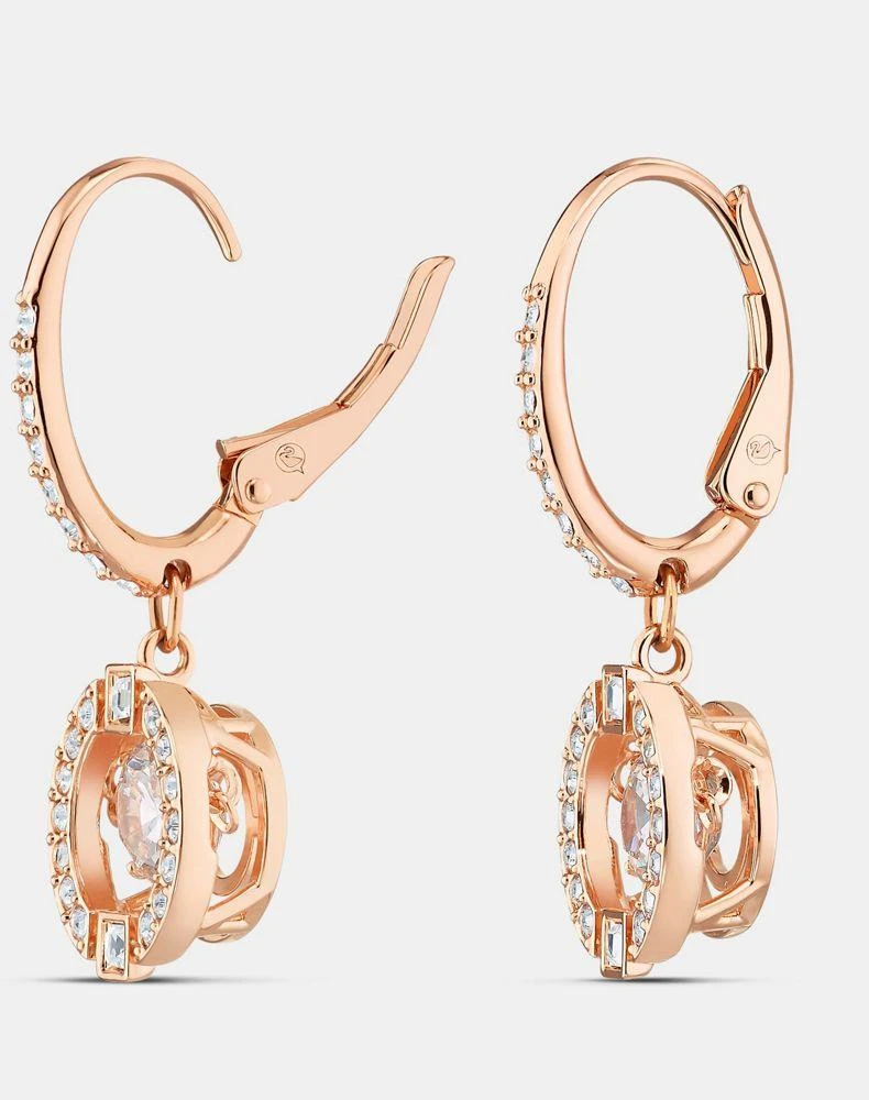 商品Swarovski|Swarovski sparkling dance drop earrings in rose-gold plated,价格¥1184,第2张图片详细描述