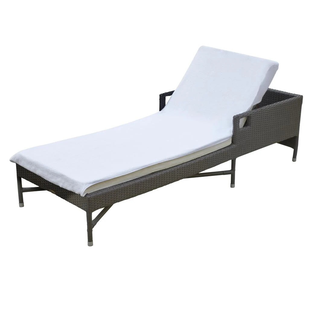 Monogrammed 100% Combed Cotton Lounge Chair Towel Cover I - P 商品
