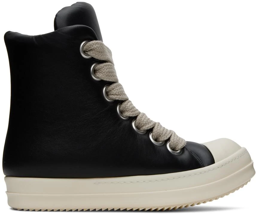 商品Rick Owens|Black Leather Sneakers,价格¥6386,第1张图片