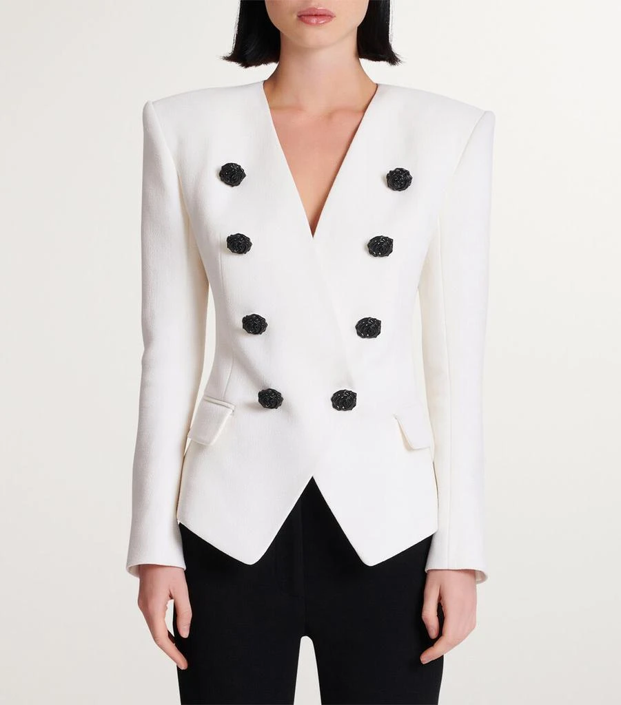 商品Balmain|Wool Button-Detail Blazer,价格¥31577,第3张图片详细描述