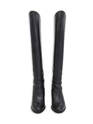 商品[二手商品] Alexander Wang|Alexander Wang Sigrid Boots In Black Leather Boots,价格¥1329,第3张图片详细描述