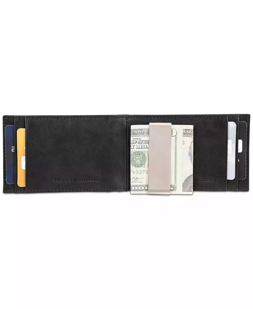 商品Tommy Hilfiger|Men's RFID Front Pocket Wallet, Removable Money Clip,价格¥197,第3张图片详细描述