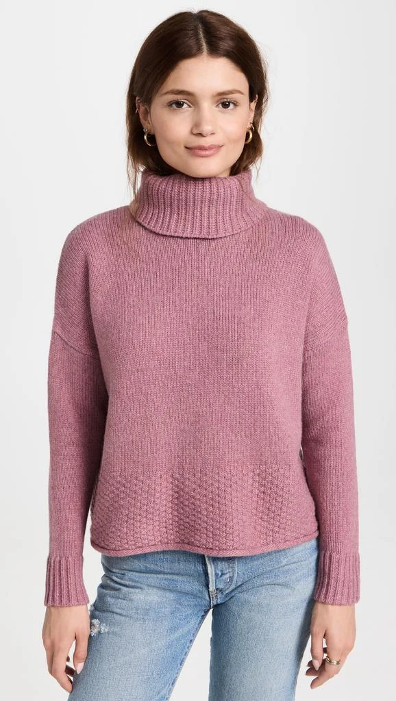 商品Madewell|Madewell Corsica Stitch Mix Turtleneck,价格¥488,第2张图片详细描述