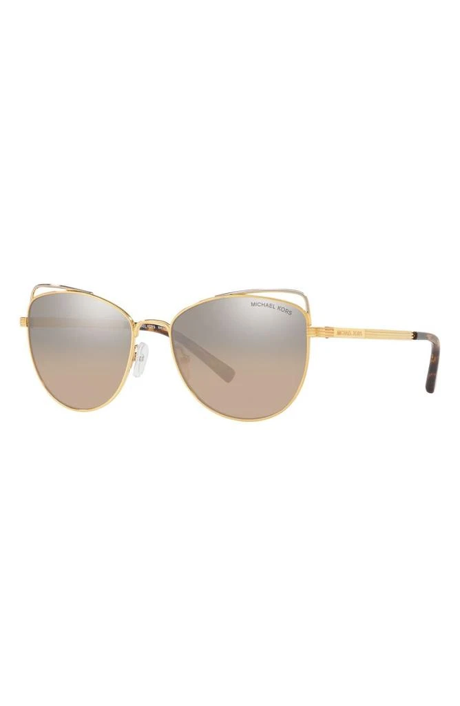 商品Michael Kors|55mm Mirrored Cat Eye Sunglasses,价格¥488,第3张图片详细描述