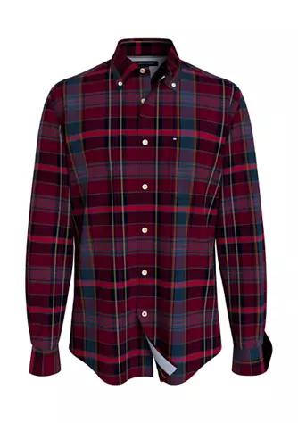 Hampshire Plaid Long Sleeve Shirt商品第1张图片规格展示