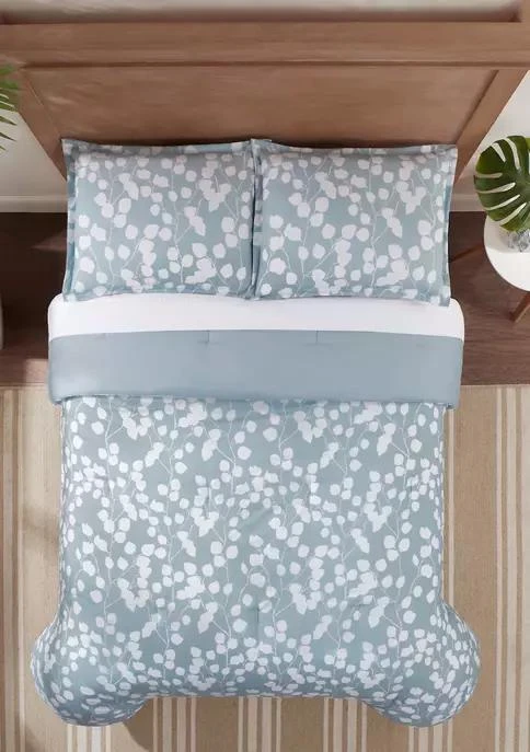 商品Serta|Simply Clean Ellen Botanical Leaf Antimicrobial Comforter Set,价格¥1197,第1张图片