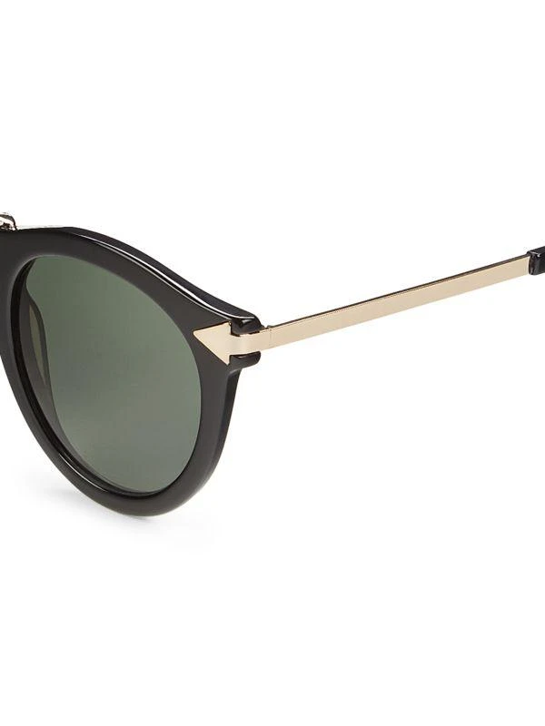 商品KAREN WALKER|Harvest 51MM Oval Sunglasses,价格¥608,第3张图片详细描述