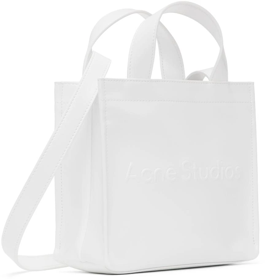 商品Acne Studios|White Mini Shopper Tote,价格¥3698,第2张图片详细描述