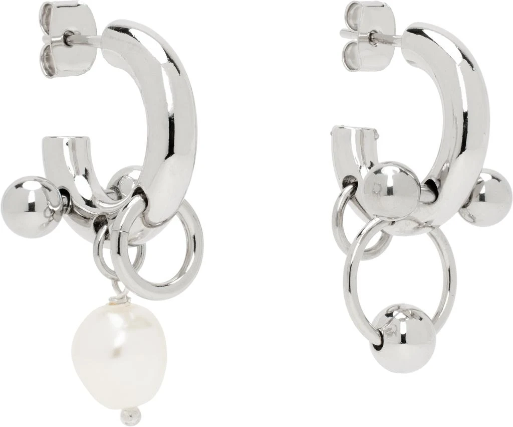 商品Justine Clenquet|Silver Lisa Earrings,价格¥703,第2张图片详细描述