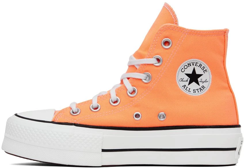 商品Converse|Orange Chuck Taylor All Star Lift Platform Sneakers,价格¥589,第3张图片详细描述