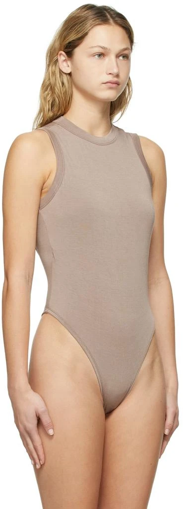 商品determ;|Taupe Open Back Collagen Bodysuit,价格¥234,第4张图片详细描述