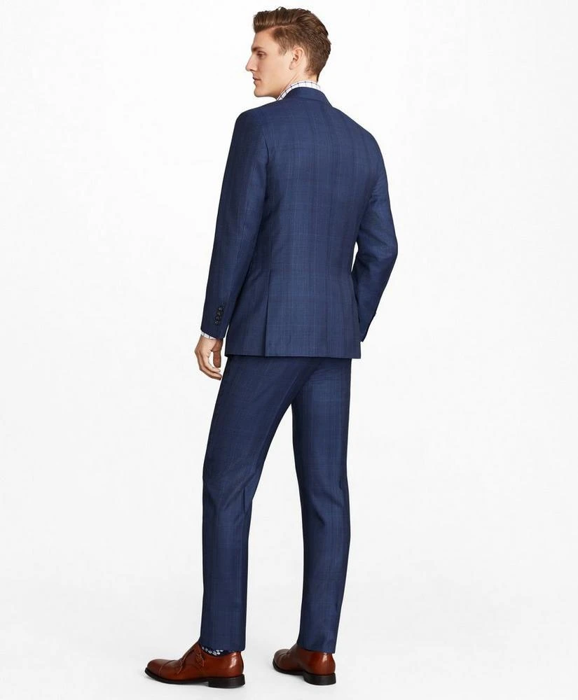 商品Brooks Brothers|Milano Fit Three-Button Plaid 1818 Suit,价格¥2997,第3张图片详细描述