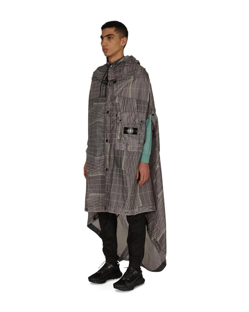 商品Stone Island|Reflective Tarpaulin / Cape Poncho Grey,价格¥4246,第2张图片详细描述