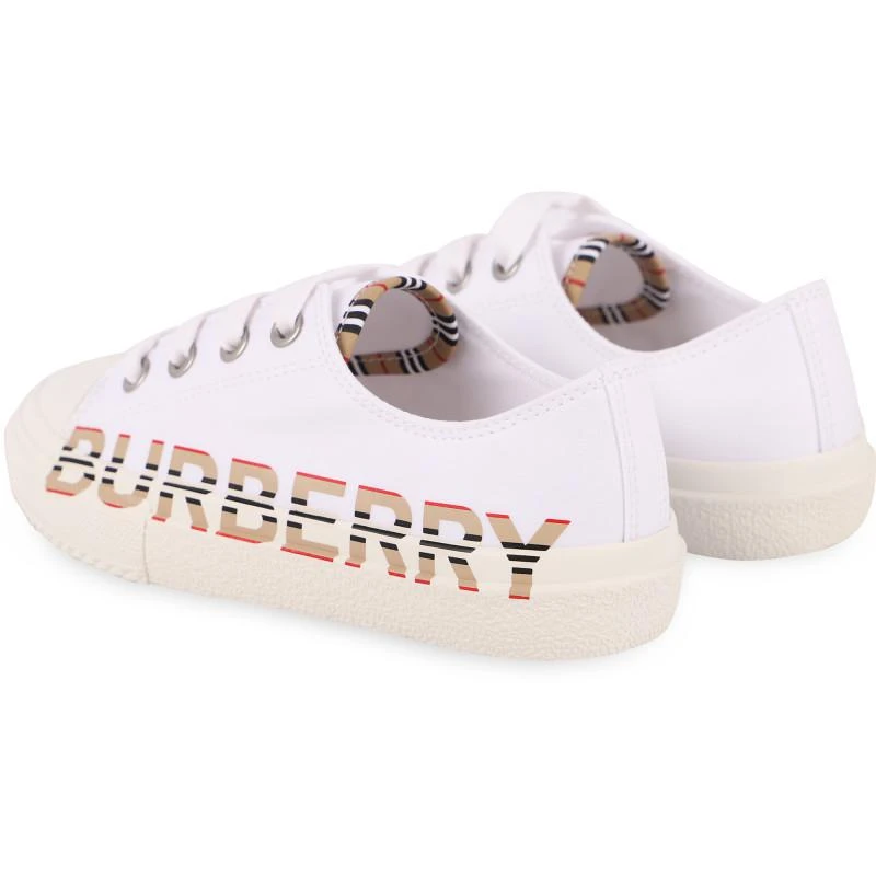 商品Burberry|Vintage check logo sneakers in white,价格¥1500,第2张图片详细描述