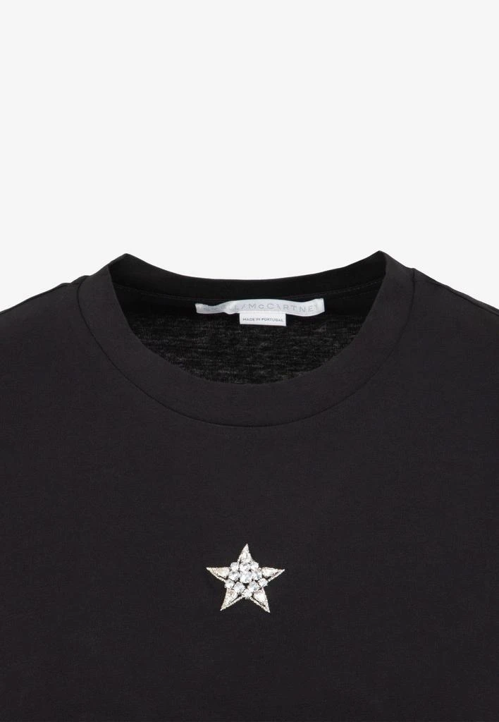 商品Stella McCartney|Mini Star Crystal T-shirt,价格¥1535,第3张图片详细描述