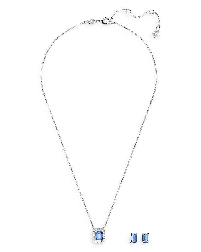 商品Swarovski|Millenia Pendant Necklace & Stud Earring Set,价格¥1431,第3张图片详细描述