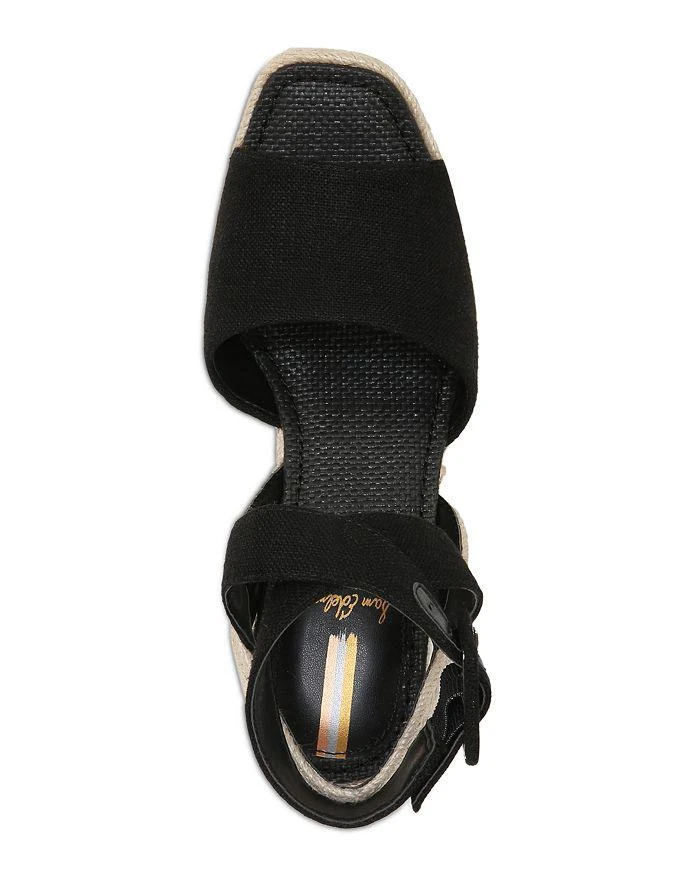 商品Sam Edelman|Women's Vada Square Toe Espadrille Wedge Heel Platform Sandals,价格¥354,第3张图片详细描述