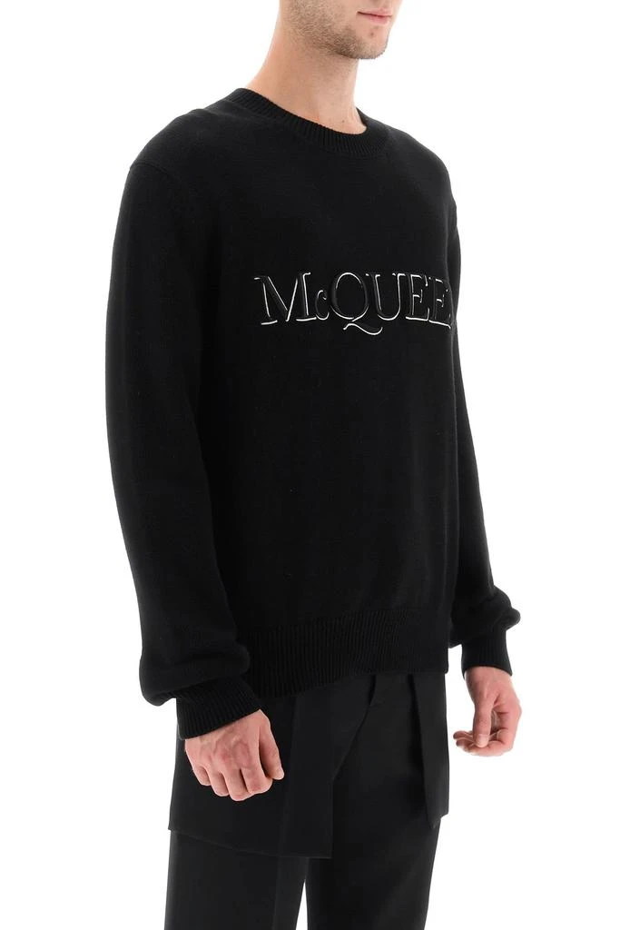 商品Alexander McQueen|sweater with logo embroidery,价格¥2139,第2张图片详细描述