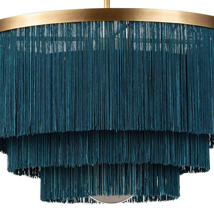商品Regina Andrew|Design Cabaret Fringe 3 Light Chandelier,价格¥11567,第5张图片详细描述