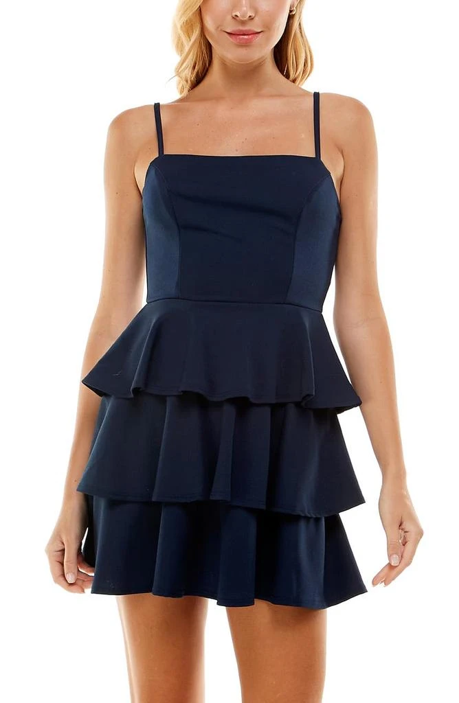 商品ROW A|Tiered Ruffle Scuba Dress,价格¥230,第1张图片