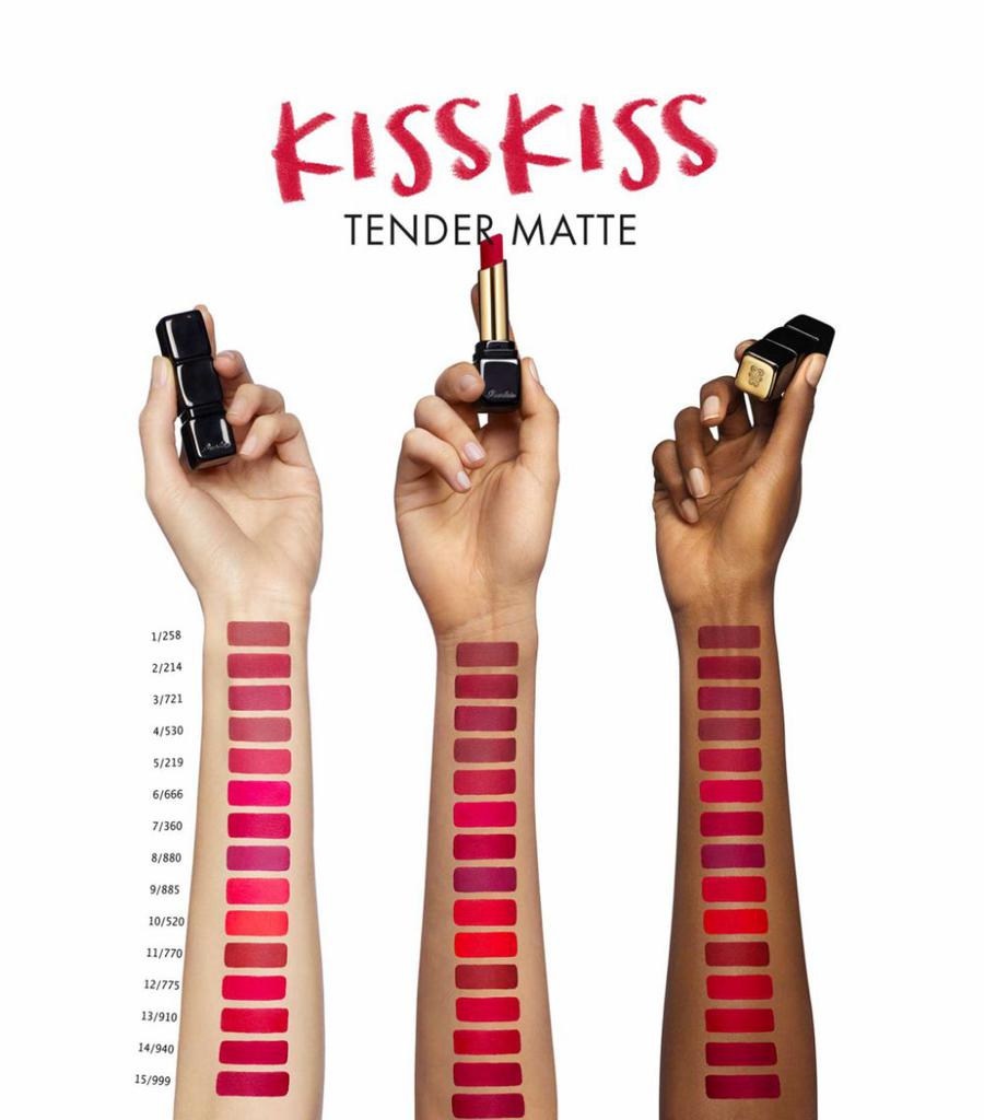 KissKiss Tender Matte 16H Comfort Lipstick商品第2张图片规格展示