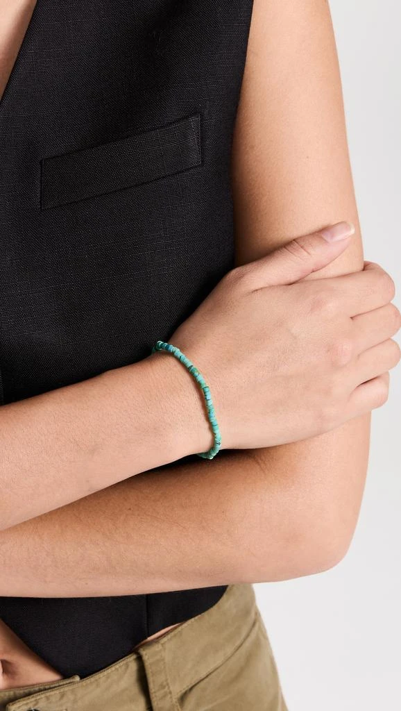 商品Jia Jia|14k Turquoise Heshi Bracelet,价格¥2698,第2张图片详细描述