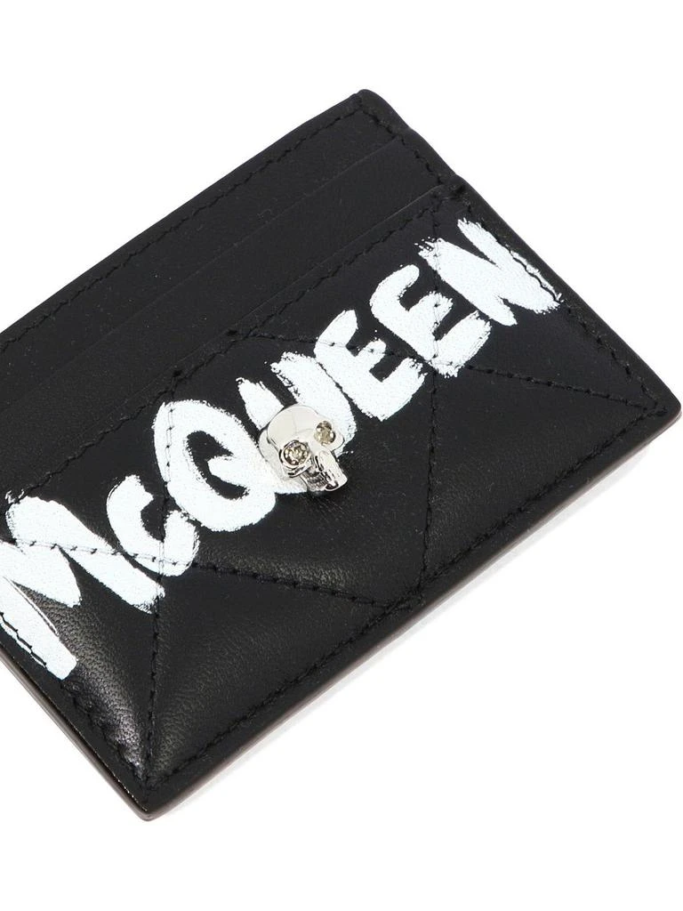 商品Alexander McQueen|Alexander McQueen Skull Plaque Cardholder,价格¥1809,第4张图片详细描述
