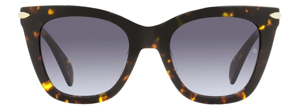 商品Rag & Bone|Rag & Bone Women's Square Sunglasses RNB1029GS RZU9O Havana 52mm,价格¥436,第2张图片详细描述