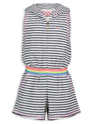 商品Juicy Couture|​Little Girl's Striped Romper,价格¥109,第1张图片
