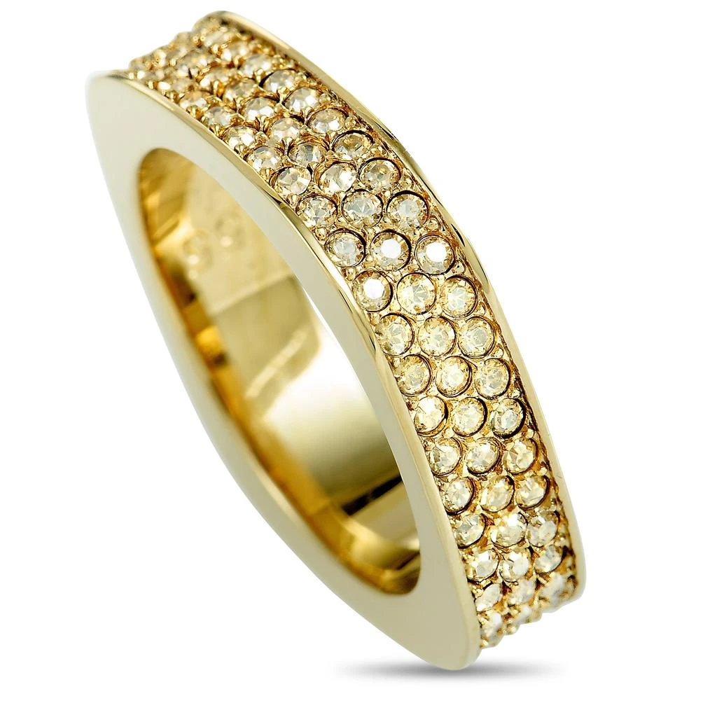 Swarovski Vio Gold-Plated Crystal Pave Ring 商品