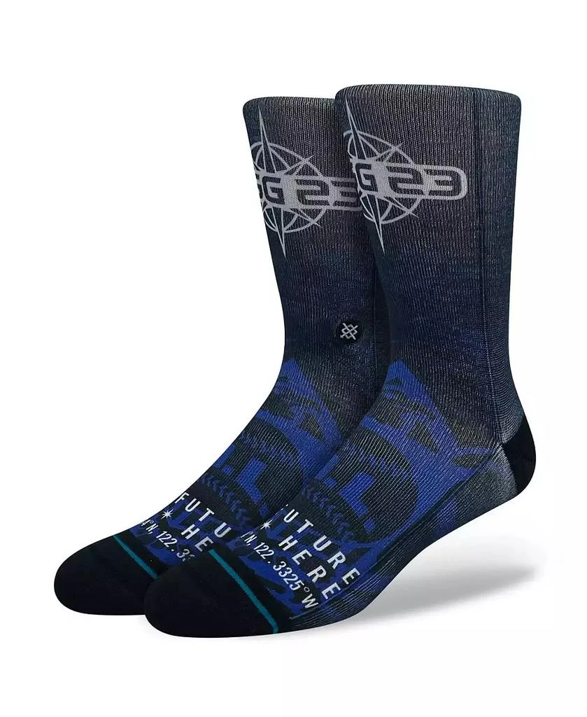 商品Stance|Men's Navy 2023 MLB All-Star Game National League Crew Socks,价格¥149,第1张图片