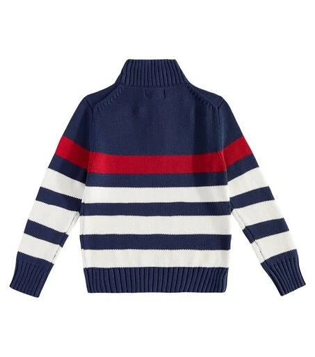 商品Ralph Lauren|Striped cotton turtleneck sweater,价格¥1199,第4张图片详细描述