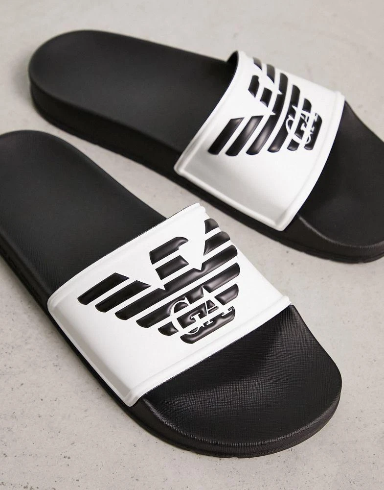 商品Emporio Armani|Emporio Armani Bodywear logo slides in black,价格¥408,第4张图片详细描述