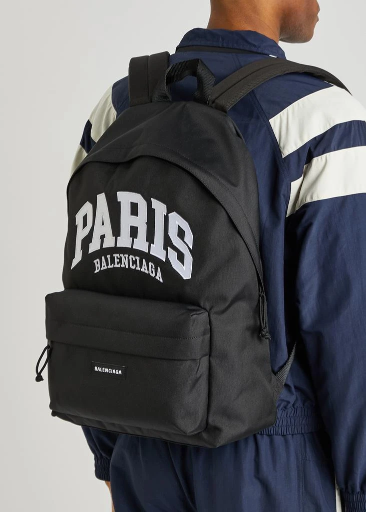 商品Balenciaga|Cities Paris Explorer black nylon backpack,价格¥6556,第5张图片详细描述