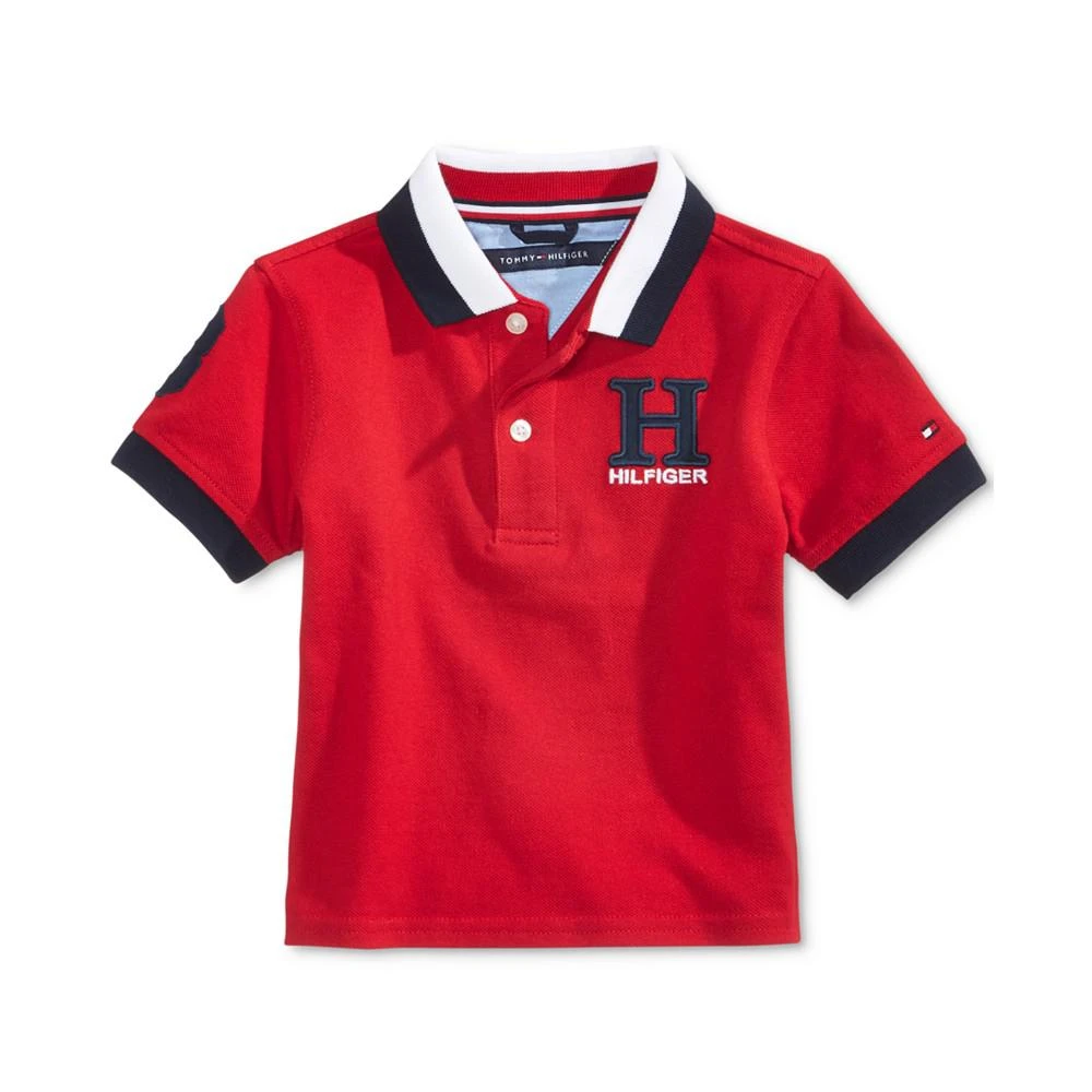 商品Tommy Hilfiger|Baby Boys  H Cotton Polo Shirt,价格¥184,第1张图片