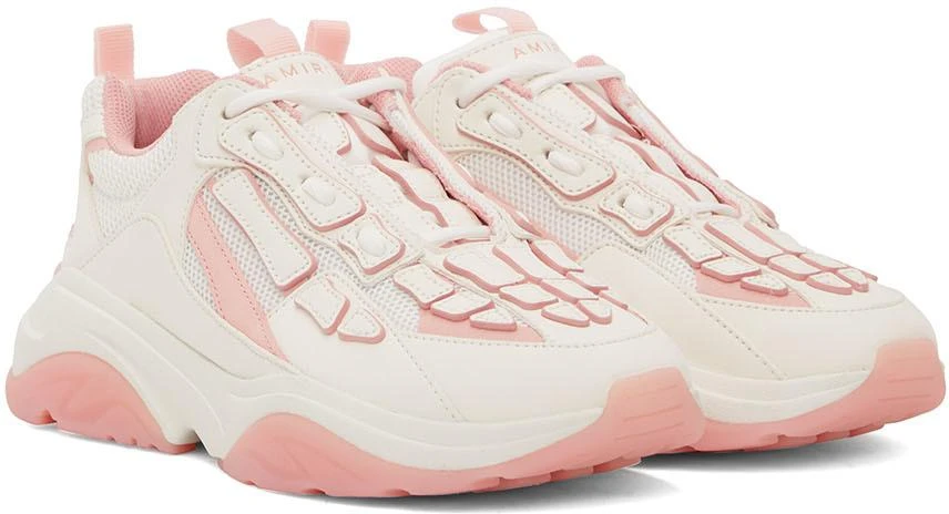 商品AMIRI|White & Pink Bone Runner Low-Top Sneakers,价格¥3535,第4张图片详细描述