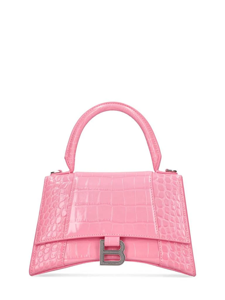 商品Balenciaga|Small Hourglass Embossed Leather Bag,价格¥16239,第1张图片