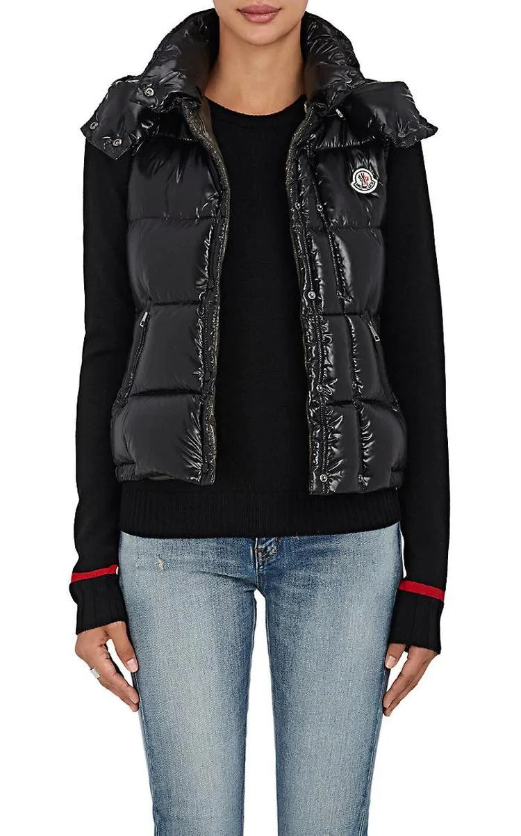 商品Moncler|Galene Down-Filled Tech-Taffeta Hooded Vest,价格¥5923,第1张图片