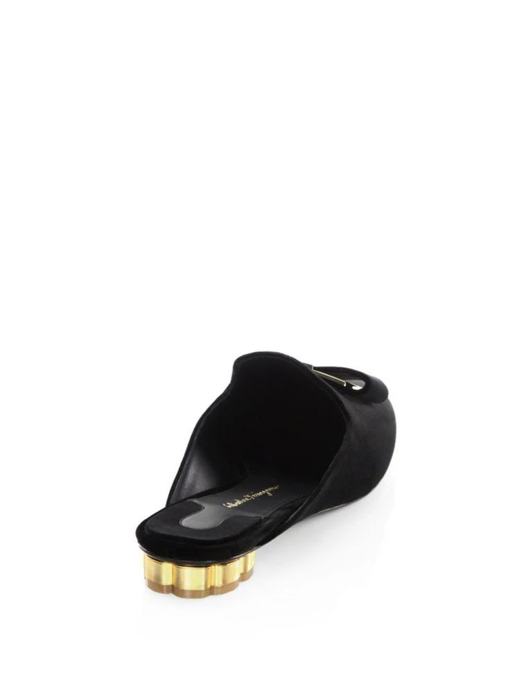 商品Salvatore Ferragamo|Salvatore Ferragamo - Velvet Mules,价格¥4460,第2张图片详细描述