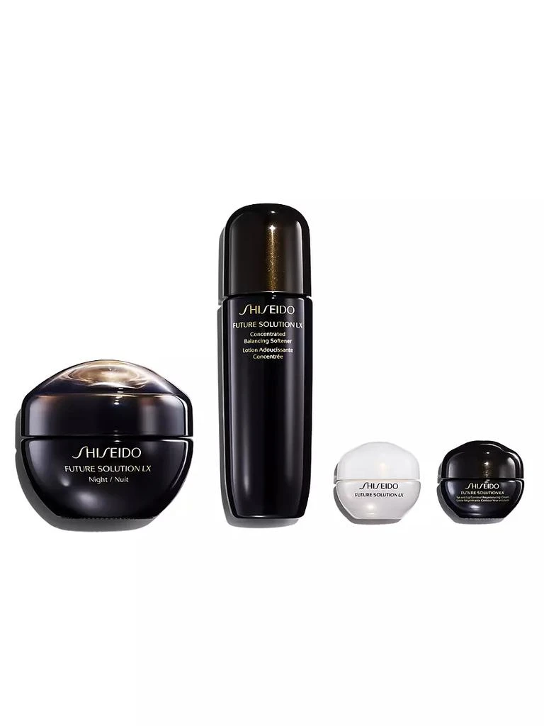 商品Shiseido|Future Solution LX 4-Piece Restorative Skincare Set,价格¥2190,第2张图片详细描述